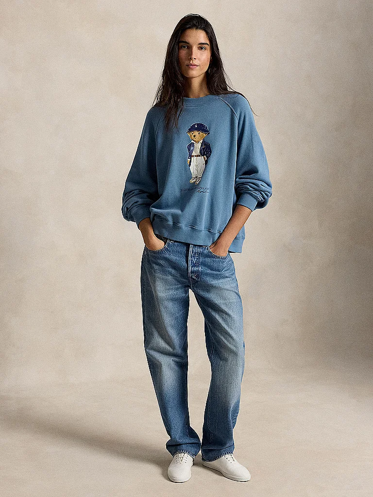 Vêtements Polo Ralph Lauren Pull col rond Polo Bear molleton léger 2 pour Femme - vue 3